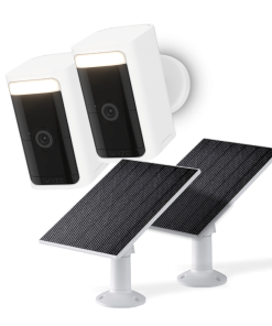 Battery Cam Pro + Solar Panel, 2-Pack Bundle