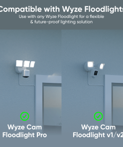 Alternative view of Cam Floodlight v2 + Plug-In Mount